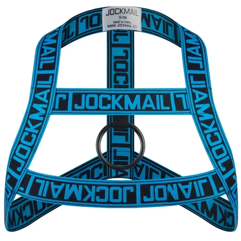 Jockmail Leather Sex Underwear Adults Erotic Lingerie Elastic Suit Sissy Bra Bondage Harness Tank Top Men for Sexy Gay Boys luvshop24