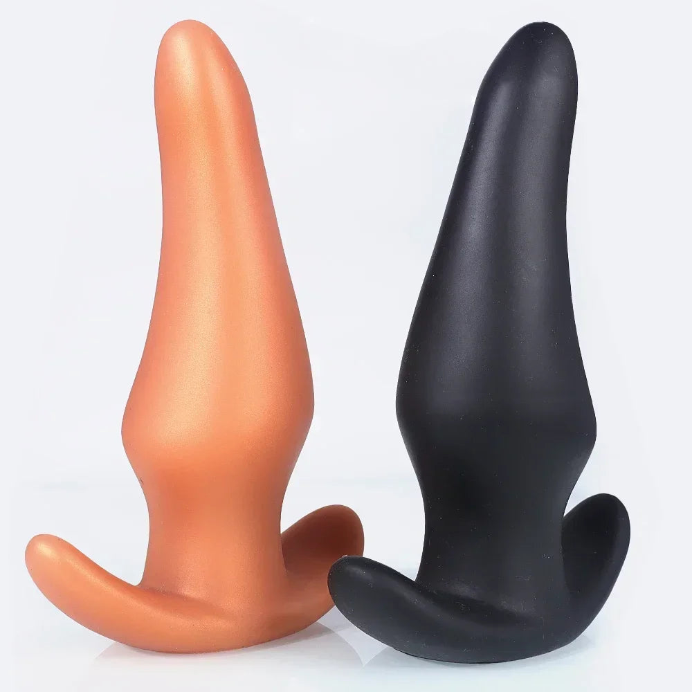 Wearable Anti Drop Soft Anal Plugs Prostate Massage Liquid Silicone Huge Butt Plug Anal Training Comfortable To Wear Butt Plug luvshop24