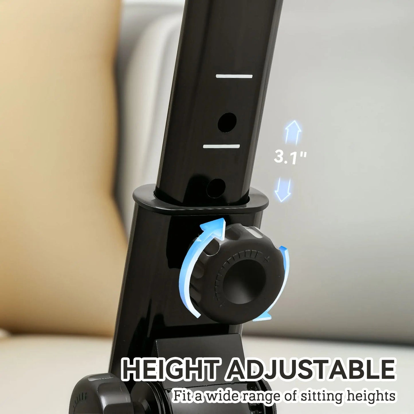 Seniors Elderly Foldable Leg Exercise Bike Seated Pedal Exerciser LCD Monitor for Rehabilitation Recovery Therapy Leg Massager luvshop24