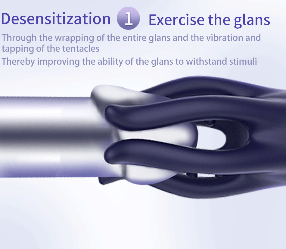 Glans Trainer Penis Delay Trainer G Spot Masturbator Soft Fingertip Prolong Endurance Massage Vibrator Erotic Toys Masturbator luvshop24