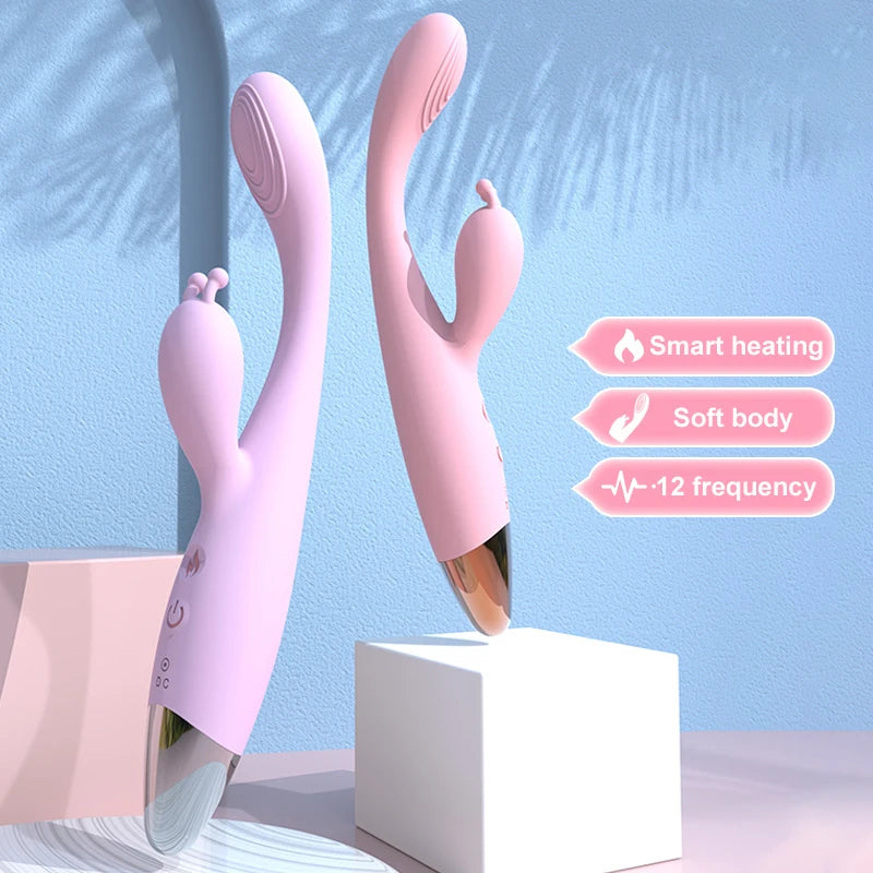 Rabbit Vibrator for Women Powerful vibrating AV Magic Wand G Spot Clitoris Stimulator Vagina Nipple Massage Dildo Masturbator luvshop24