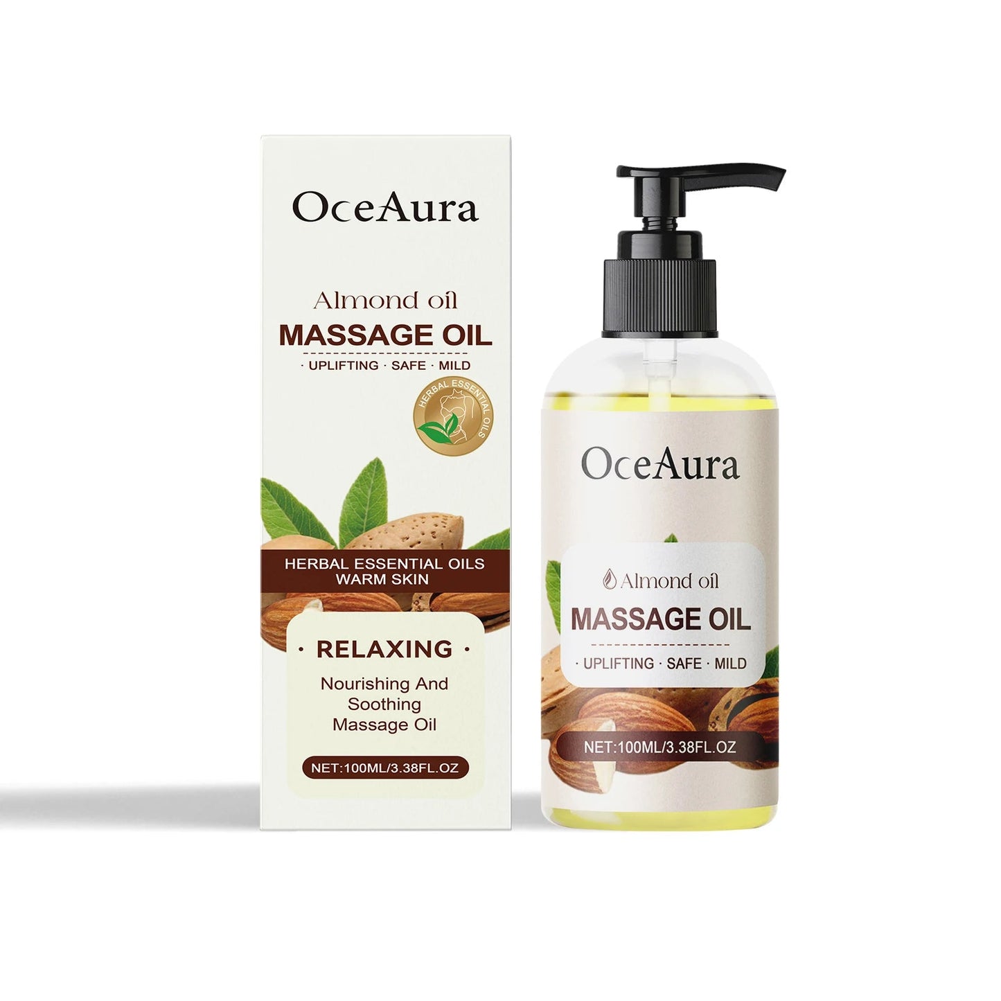 100ML Plant Body Massage Oil Dry Skin Nourishing Moisturizing Body Skin Firming Massage Natural Essential Oils luvshop24