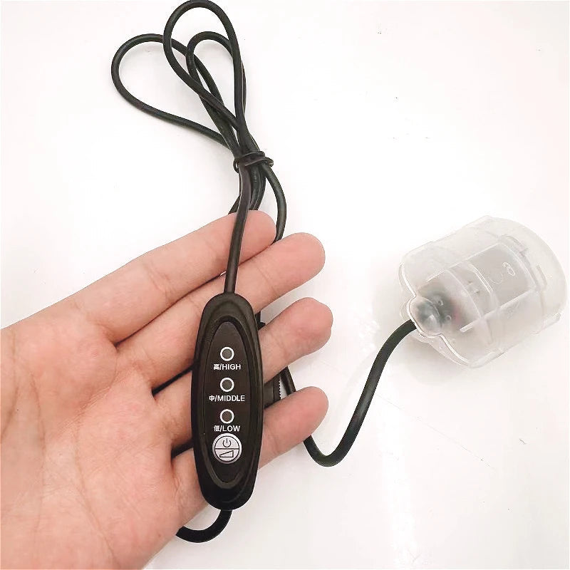 DC 5V 3-Speed USB Massage Motor, Dual/ Single Head Vibrating Massager for Pillow/ Cushion/ Waist - Low Noise & Durable luvshop24