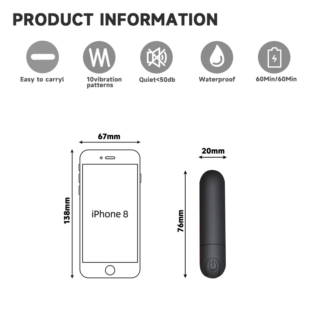 Rechargeable Mini Vibrating Egg G-spot Clitoral Toy for Girls Vagina Stimulator Mastubator Dildo Vibrator Sex Toys for Women luvshop24