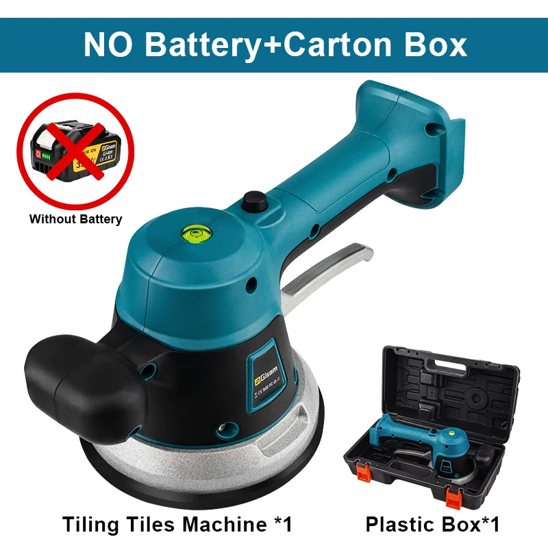 Gisam Tiler Vibrator Tiling Machine 6 Speed Tile Tiling Machine Automatic Tile Leveling Absorb Power Tool For Makita 18V Battery luvshop24