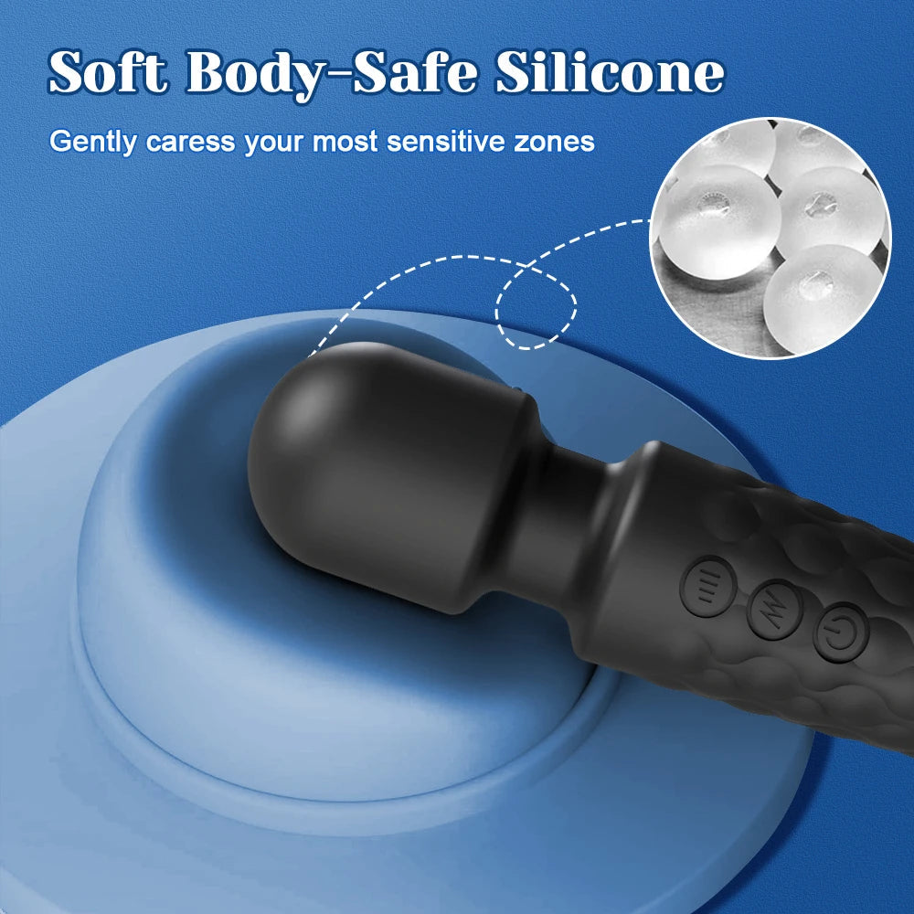 G spot Clitoris Stimulator Vibrator Adult Supplies for Women Powerful 20 Modes Clit Massager Female AV Magic-Wand Erotic Toys luvshop24
