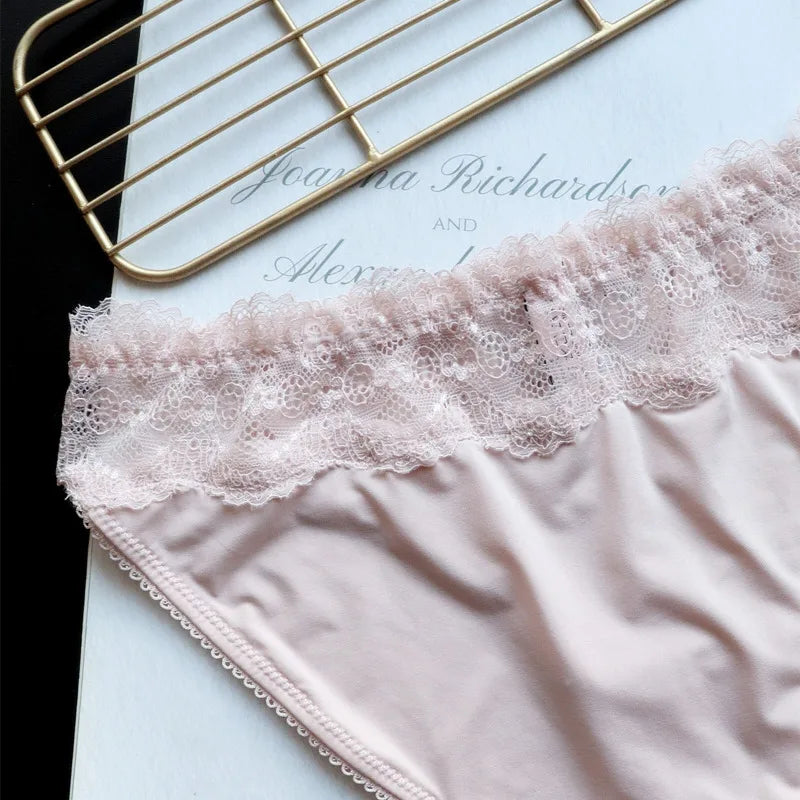 Women's Underwear Panty Sexy Lace Panties Low Waist Seamless Comfort Briefs Woman Fashion Underpants Female Lingerie luvshop24
