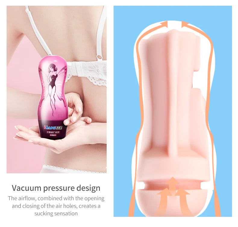 Marilyn Male Masturbator Adult Erotic Toys Silicone Masturbation Cup Penis Exerciser Male Deformable Sex Toys Blowjob Sex Shop luvshop24
