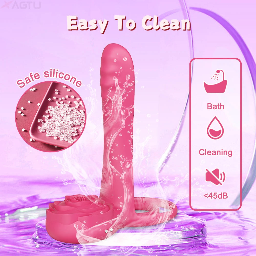 Cock Ring Vibrating Penis Ring Man Couple Lasting Ejaculation Delay Vibrator Prostate Semen Lock Ring Sexy Adult Erotic Toys luvshop24