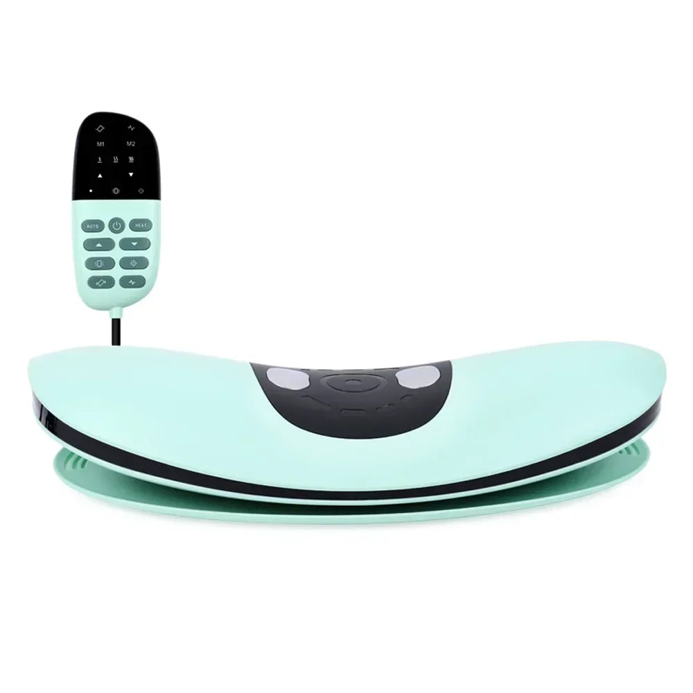Electric Lumbar Traction Massager Adjustable Vibration Waist Massager Wa ist Spine Support Back Massage Machine Waist masajeador luvshop24