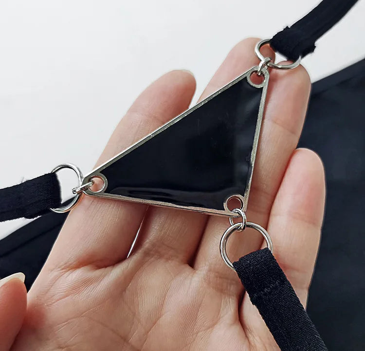 Metal Chain Hot Sexy Women Panties Cotton G String Girls Briefs Letter Thong Erotic Female Underwear Low Waist Intimates luvshop24
