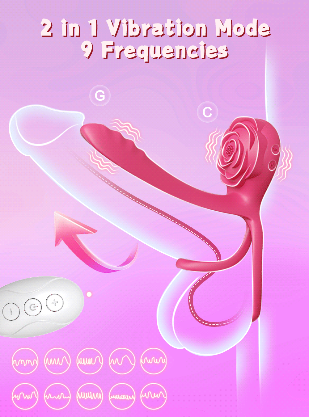 Cock Ring Vibrating Penis Ring Man Couple Lasting Ejaculation Delay Vibrator Prostate Semen Lock Ring Sexy Adult Erotic Toys luvshop24