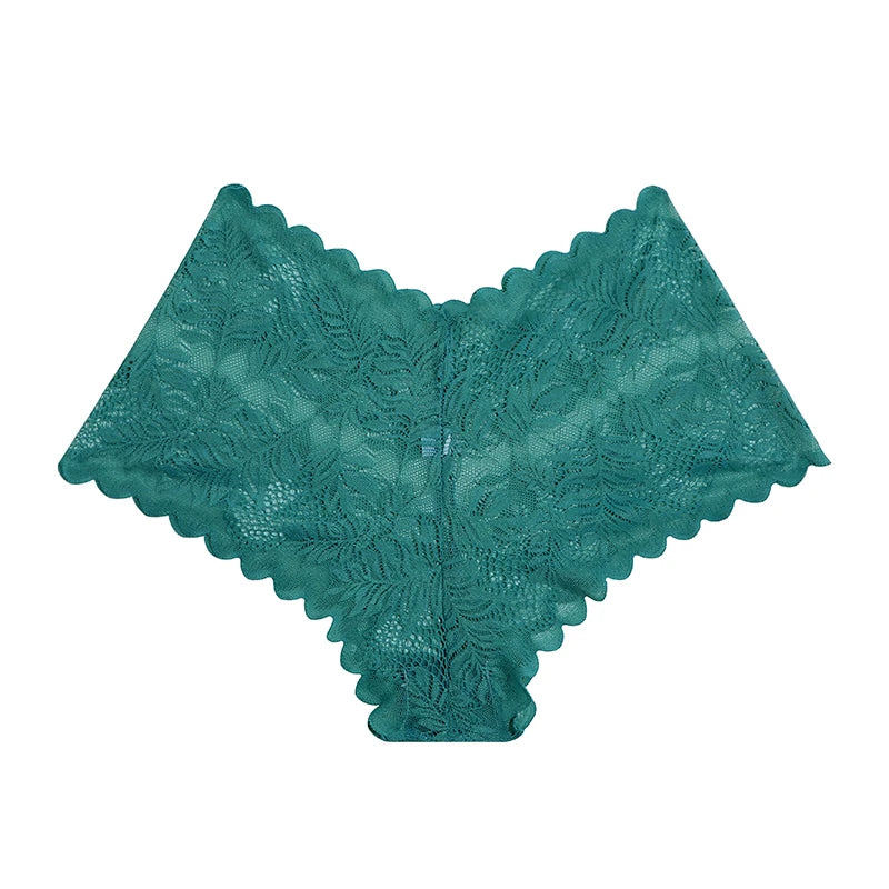 1PC Lace Underwear Sexy Women Panties Low Waist Hollow Out Ladies Briefs Transparent Female Underpants Womens Lingerie S-XL luvshop24