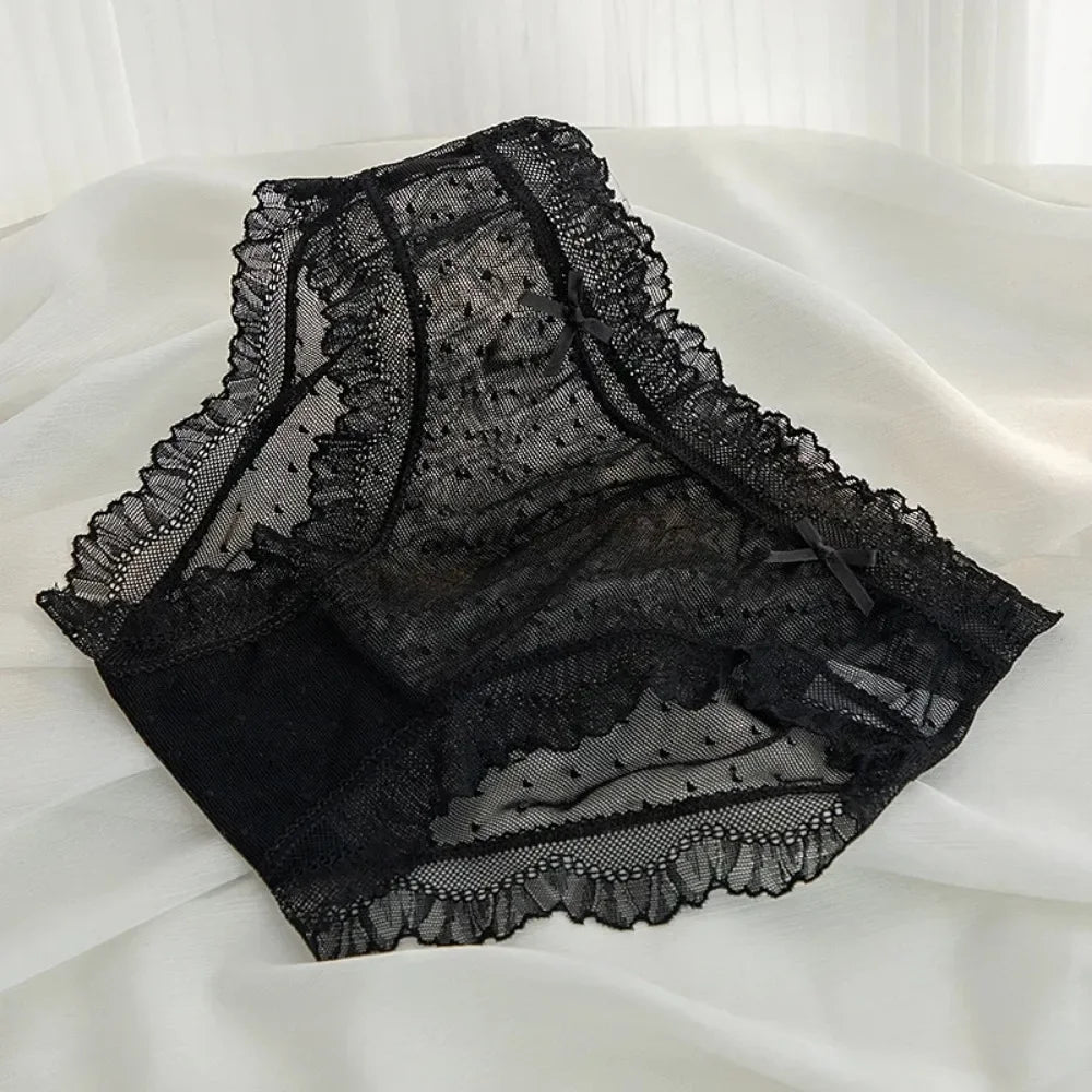 2024 Summer New Lace Sexy Women's Underwear Ultra Thin Breathable Comfortable Traceless Underwear Bragas Трусы 팬티 Белье luvshop24