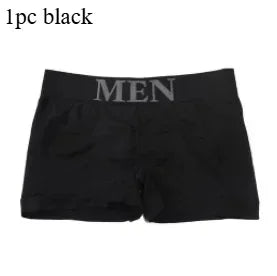 3 Pcs Men's Panties Underwear Boxers Breathable Man Boxer Solid Underpants Comfortable Male Brand Shorts Black Blue Underwear luvshop24