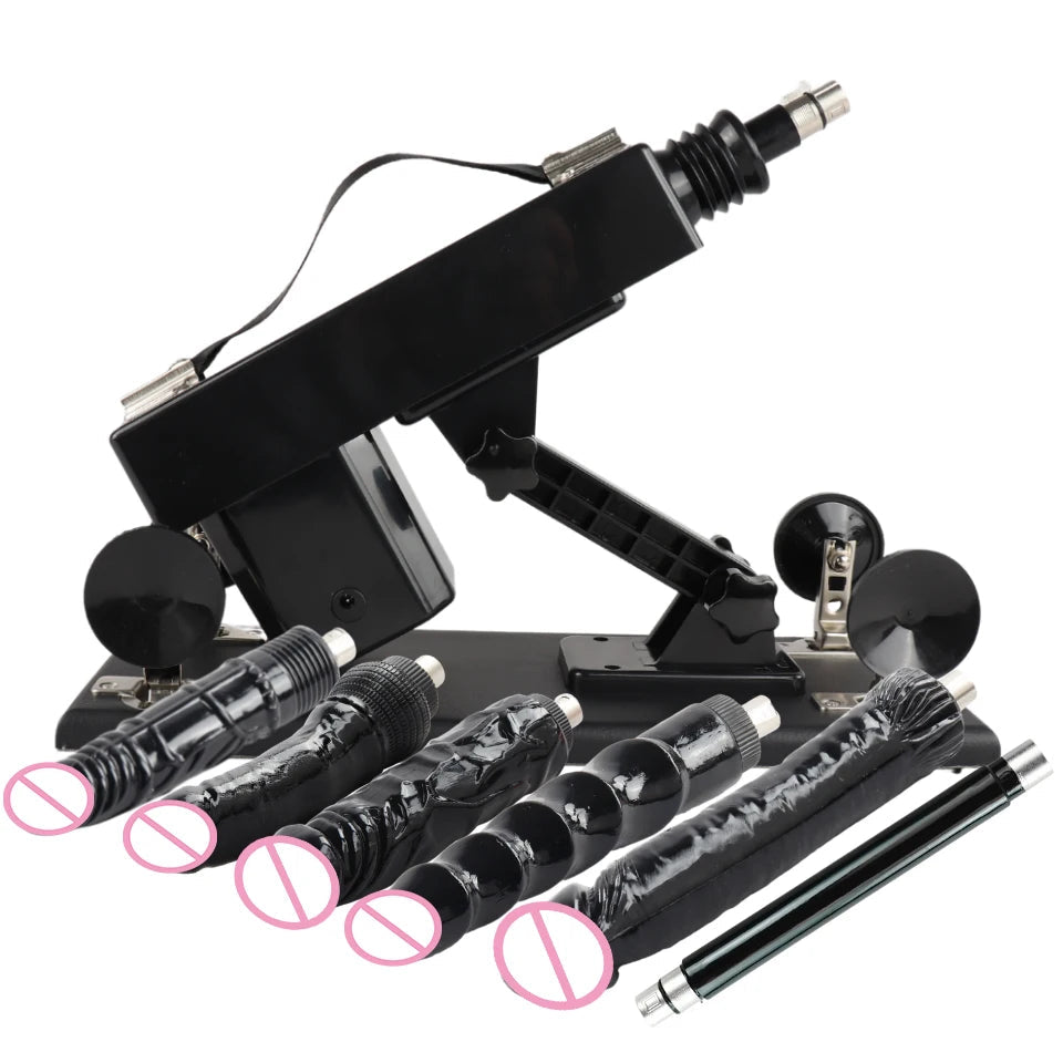 Automatic Powerful Sex Love Machines Thrusting Dildo Masturbating Pumping Vibrator Female Suction Cup Masturbation Sex Machine luvshop24