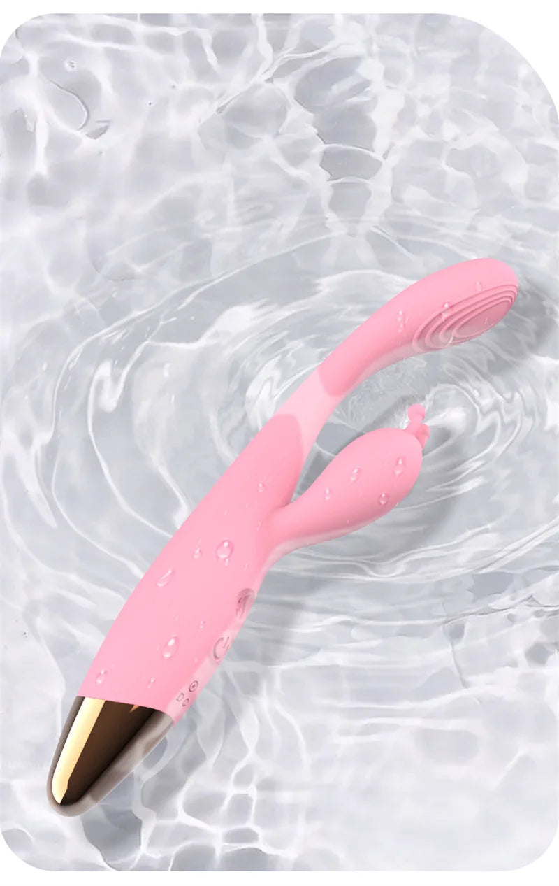Rabbit Vibrator for Women Powerful vibrating AV Magic Wand G Spot Clitoris Stimulator Vagina Nipple Massage Dildo Masturbator luvshop24