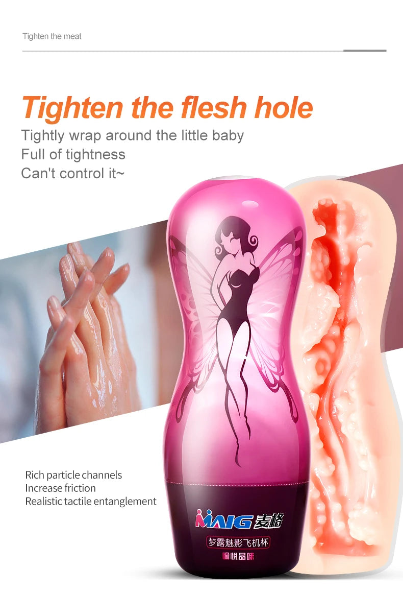 Marilyn Male Masturbator Adult Erotic Toys Silicone Masturbation Cup Penis Exerciser Male Deformable Sex Toys Blowjob Sex Shop luvshop24