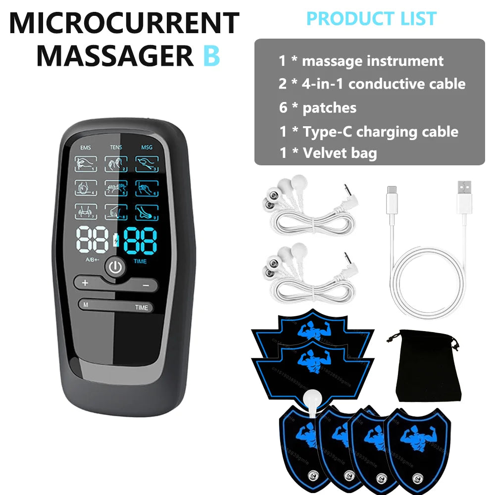 Physiotherapy Tens Muscle Stimulator Electric Ems Acupuncture Body Massage Digital Therapy Slimming Machine Electro Stimulator luvshop24