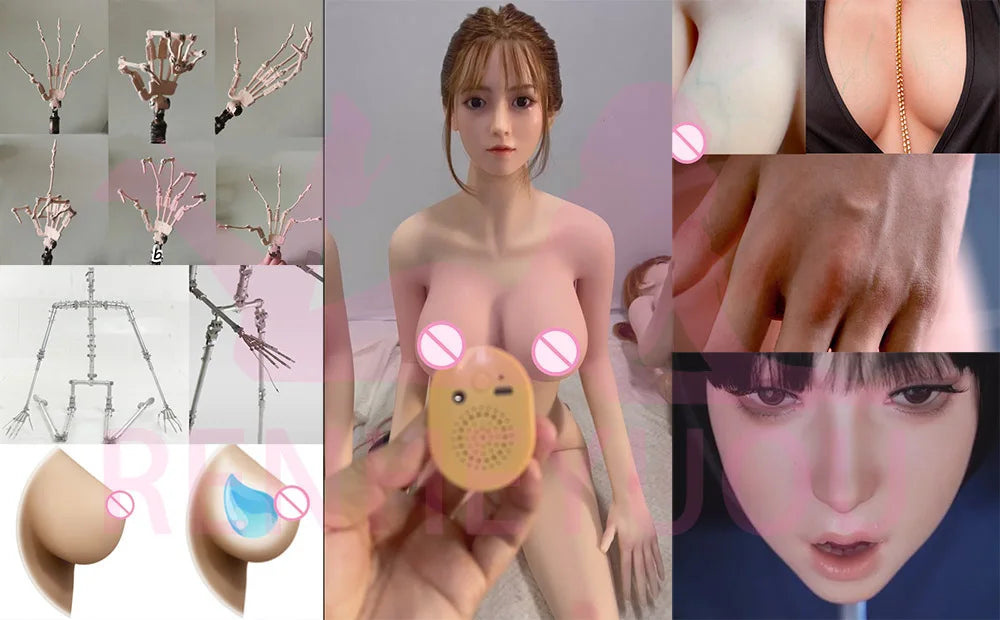 RENHEYUOU Sexy Breast Sex Doll Half Body Sex Toys Realistic Anus Male Masturbator Adult Doll Real Vagina Insertable Orgasm Toy luvshop24