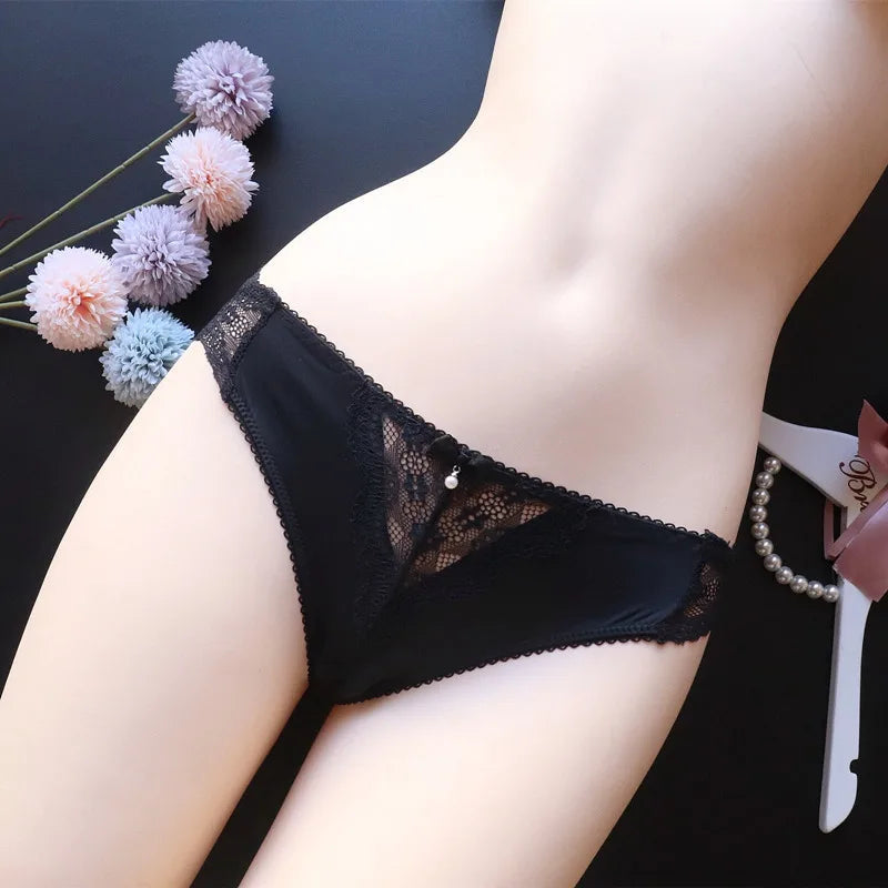 Women's Underwear Panty Sexy Lace Panties Low Waist Seamless Comfort Briefs Woman Fashion Underpants Female Lingerie luvshop24