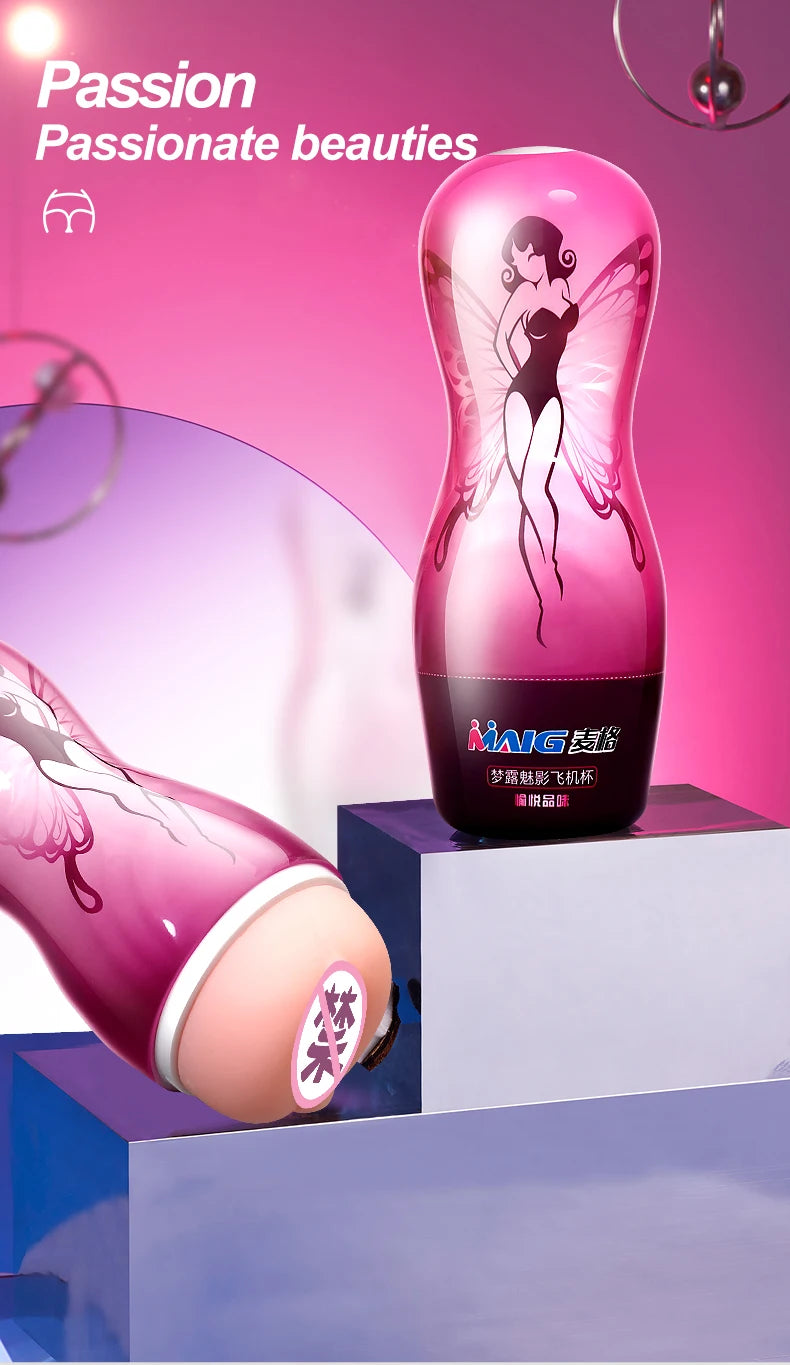 Marilyn Male Masturbator Adult Erotic Toys Silicone Masturbation Cup Penis Exerciser Male Deformable Sex Toys Blowjob Sex Shop luvshop24
