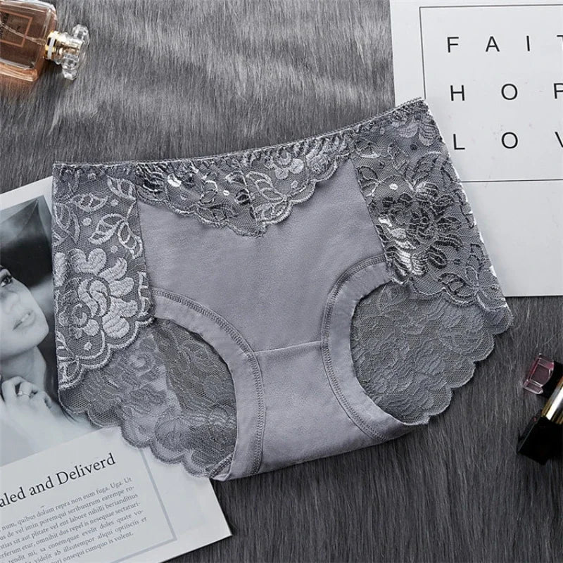 Lace Breathable Women's Underwear Panties Lace Lingerie Female Underwear Ladies Casual Underpants Seamless Women's Briefs luvshop24