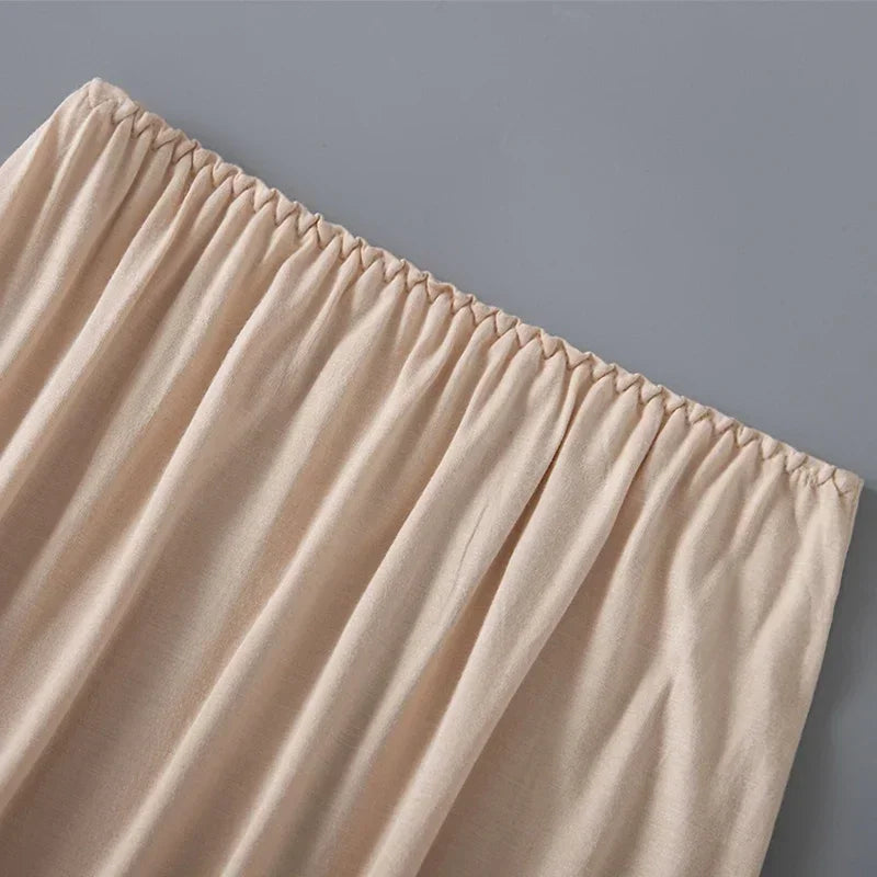 3 Lengths Basic Underskirt Modal Female Half Length Skirt Lace Slip Innerwear Short Skirt Women Half Slip Dress Petticoat luvshop24