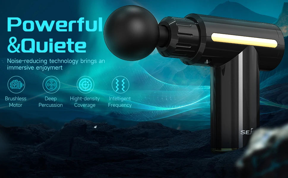 SEJOY Deep Tissue Muscle Vibrator Massager Gun Handheld Massage Gun Fascia Gun for Pain Relief luvshop24