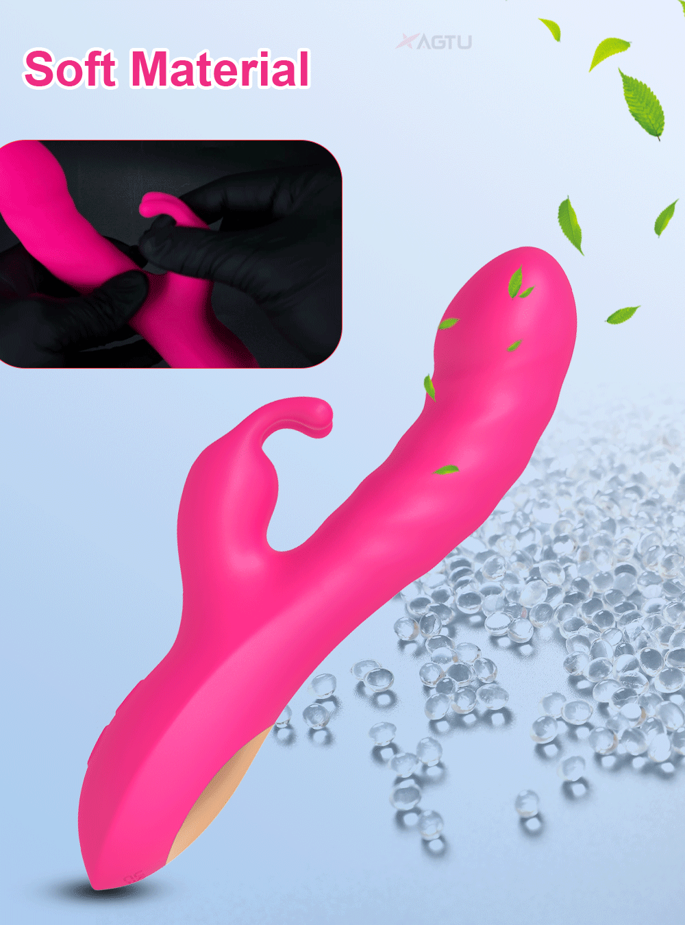 Rabbit Vibrator For Women Powerful G Spot Telescopic Rotating Clitoris Vagina Stimulator Female Masturbator For Adult Sexy Toys luvshop24