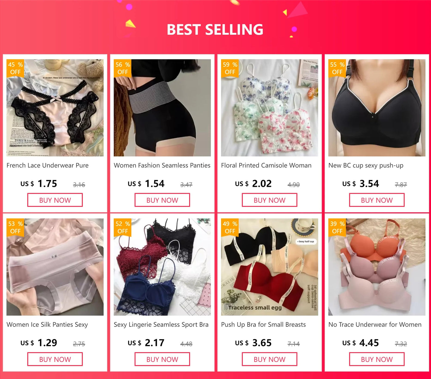 French Lace Underwear Pure Cotton Crotch Satin Sexy Triangle Panties Women's Innerwear Comfortable Breathable Ladies Briefs luvshop24