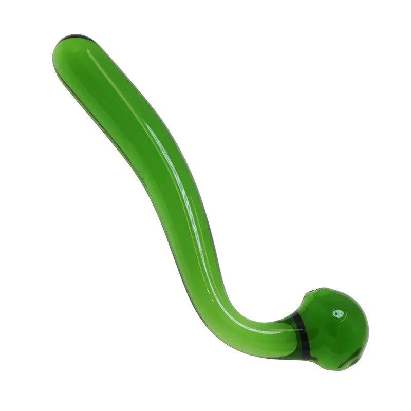 2 Colors Pyrex Glass Dildo Fake Penis Crystal Anal Beads Butt Plug Prostate Massager G Spot Female Masturbation Toys For Women luvshop24
