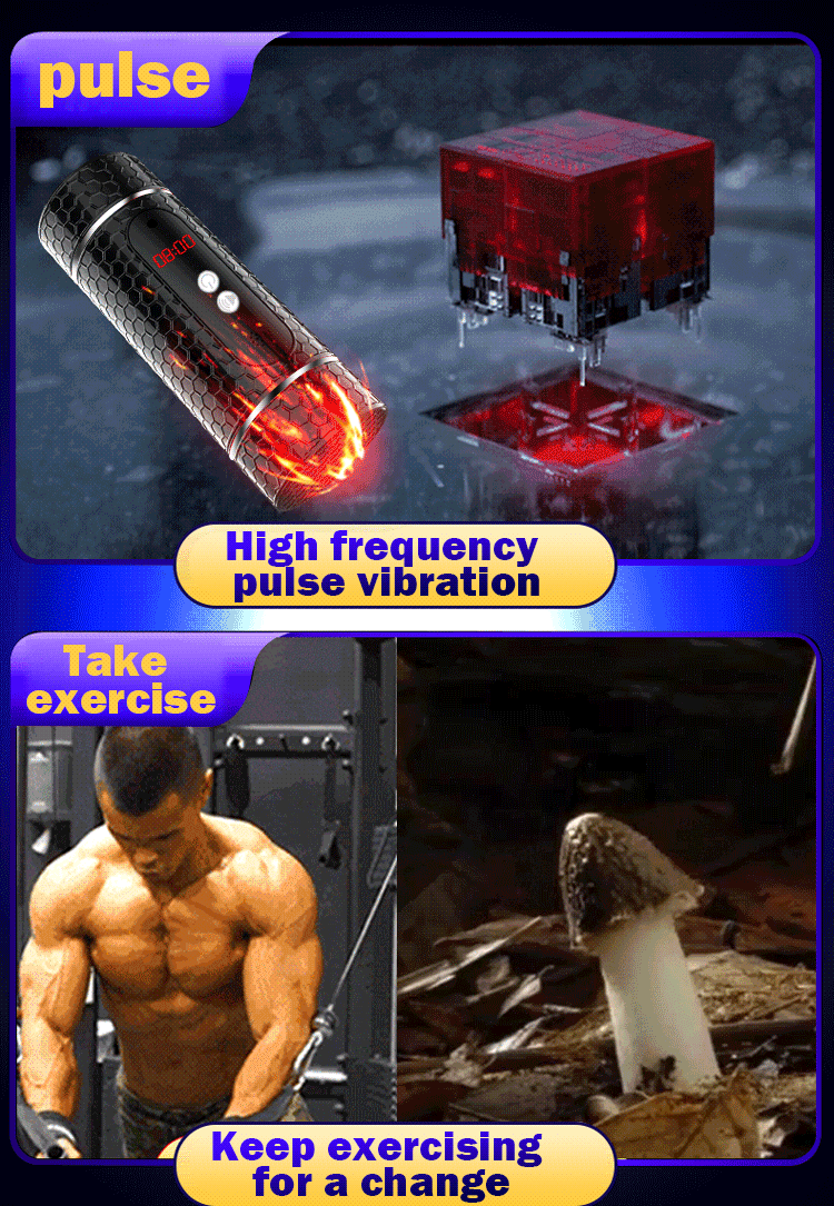 Automatic Male Masturbator Cup Soft Tight Pussy Blowjob Realistic Vaginal and Mouth Mold Vibrating Sucking Wriggle Men Sex Toys luvshop24