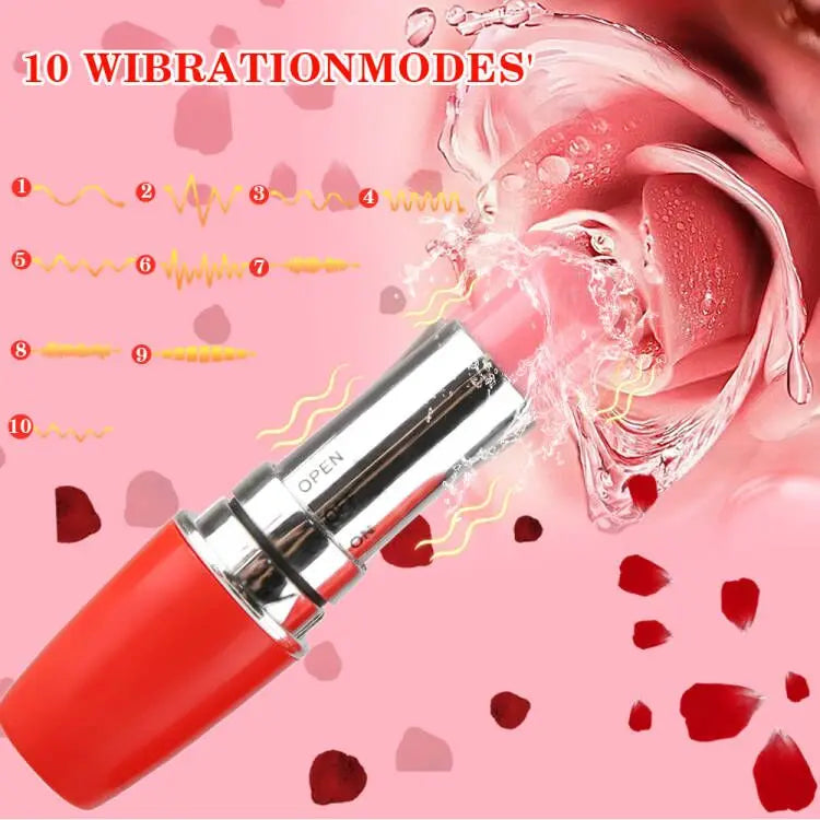 Mini Lipstick Vibrator Speed Adjustable Privacy Bullet Clitoris Stimulator Massage Erotic Sex Toys For Women Adult Products luvshop24