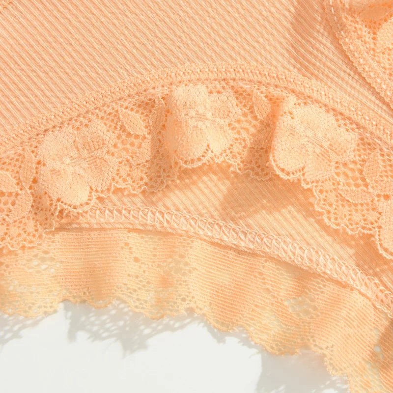 6PCS/Set Sexy Lace Panties for Women Low Waist G-String Underwear Ladies Sexy T-Back Bikini Female Breathable Lingerie Plus Size luvshop24