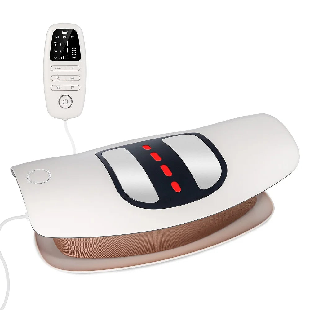 Electric Lumbar Traction Massager Adjustable Vibration Waist Massager Waist Spine Support Back Massage Machine Waist masajeador luvshop24