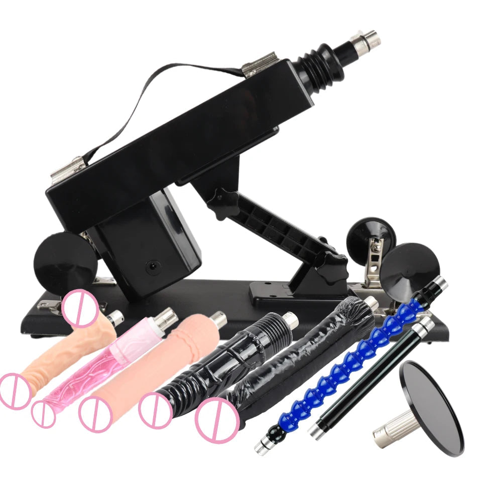 Automatic Powerful Sex Love Machines Thrusting Dildo Masturbating Pumping Vibrator Female Suction Cup Masturbation Sex Machine luvshop24
