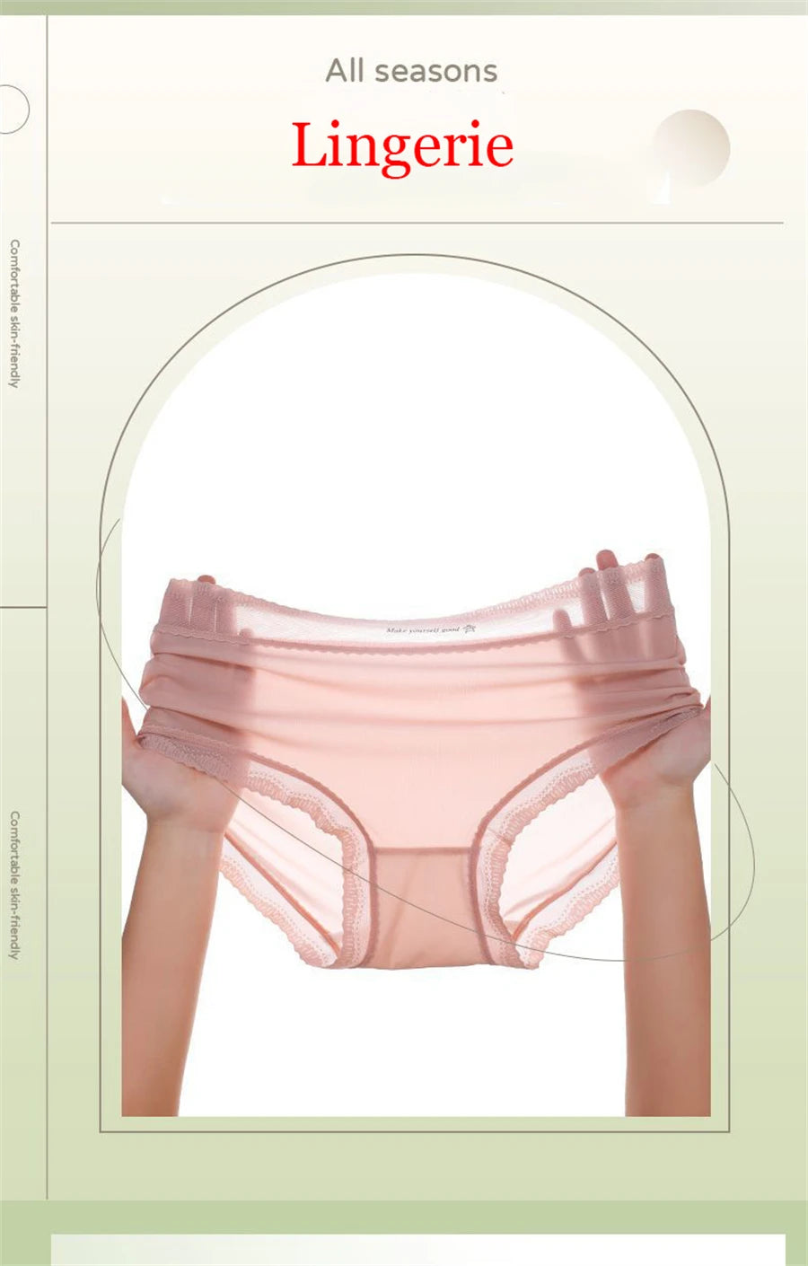 New sexy lace Panties Women Briefs ice silk breathable seamless Underwear Women ultra-thin and comfortable Female Lingerie luvshop24