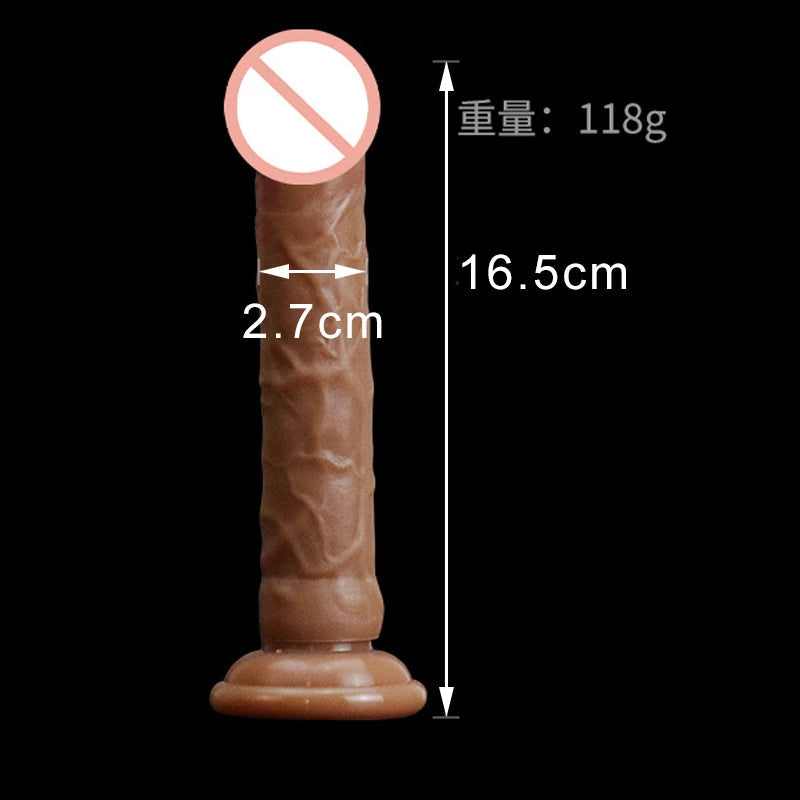 18+ Realistic Dildos For Women Liquid Skin Silicone Dildo With Suction Cup Vaginal/G-Spot Masturbation Massage Penis Realista luvshop24