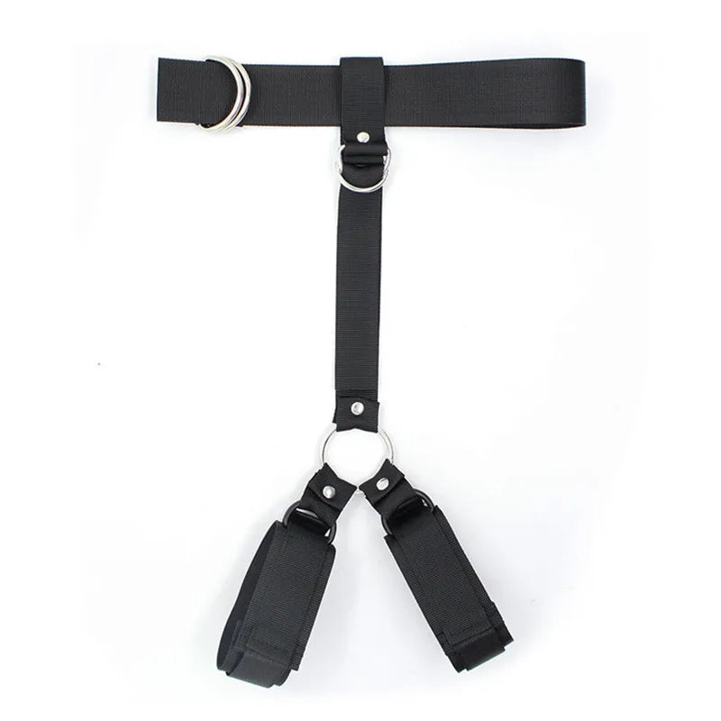 Behind Back Hand Cuffs Slave Collar BDSM Bondage Restraints Mouth Gag Harness For Women Bondage Gear Erotic Toys For Couples luvshop24