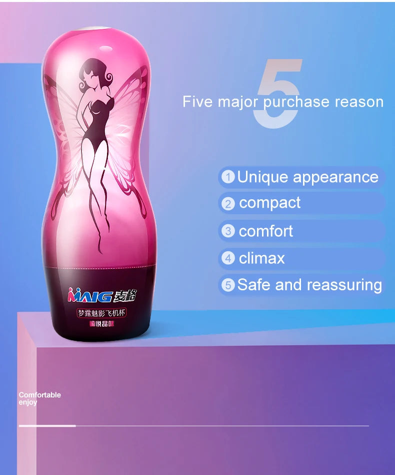 Marilyn Male Masturbator Adult Erotic Toys Silicone Masturbation Cup Penis Exerciser Male Deformable Sex Toys Blowjob Sex Shop luvshop24