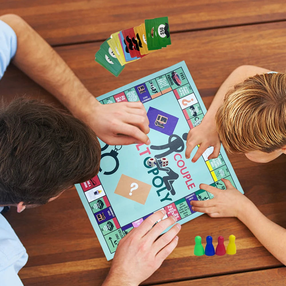 Couple Board Game Couple Board Game Funny Date Night Couple Game Interactive Portable Couple Game for Boyfriend Girlfriend luvshop24