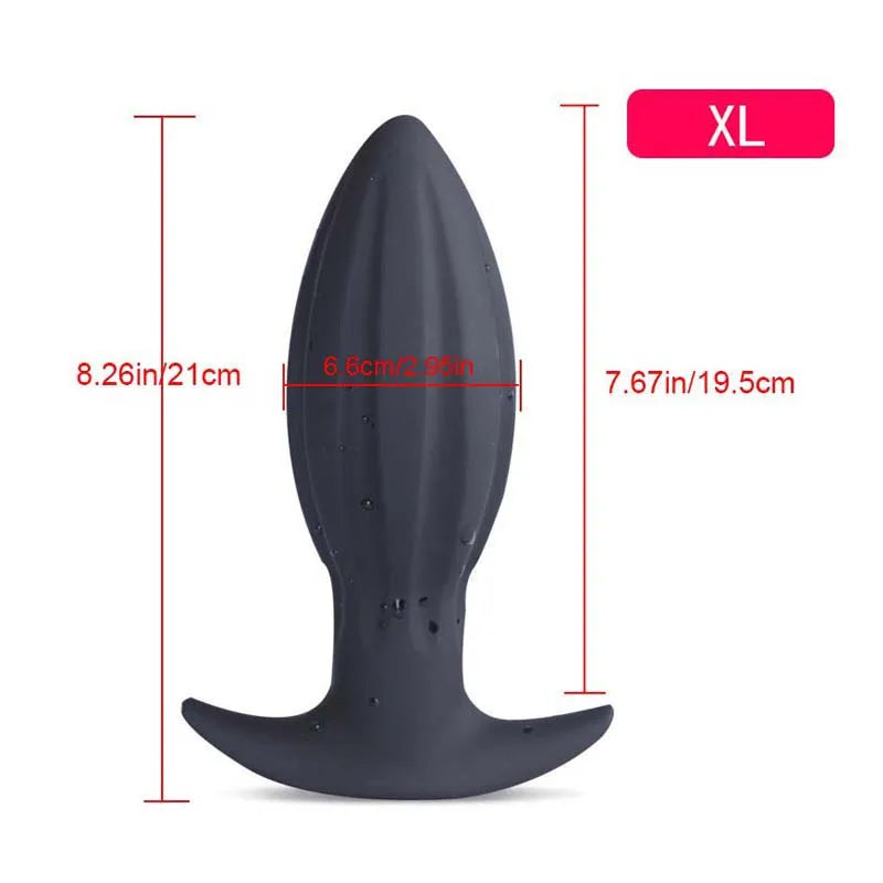 Soft Anal Plugs for Gay Men Prostate Massage Liquid Silicone 35-80mm Huge Butt Plug Anal Training Comfortable To Wear But Plug luvshop24