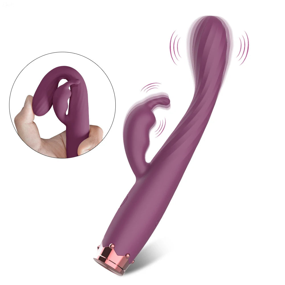 Beginner G-Spot Vibrator for Women Vagina Rabbit Vibrator Clitoris Stimulator Female Masturbator Adult Goods Sex Toy for Women luvshop24