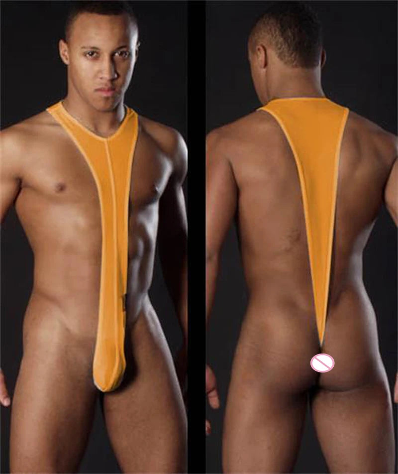 Man Erotic Sexy Strap G-string Men's Sex Borat Mankini Costume Male Intimate Porno Pajamas Sex Low-waist Gay Thongs SM Bodysuits luvshop24