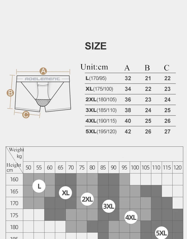 Men's Boxer Shorts Push Up Underwear Modal Underpants Male Brethable Bullet Separation Pouch Panties Cueca Plus Size L-5XL luvshop24