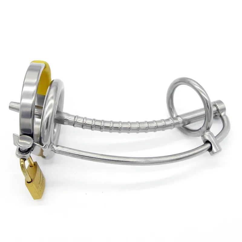 Stainless Steel Male Penis Cage Metal Chastity Device Erotic Urethral Lock Cock Ring Men's Adult Goods Erotic Products Sexyshop luvshop24
