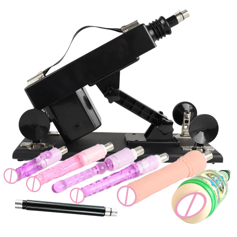 Automatic Powerful Sex Love Machines Thrusting Dildo Masturbating Pumping Vibrator Female Suction Cup Masturbation Sex Machine luvshop24