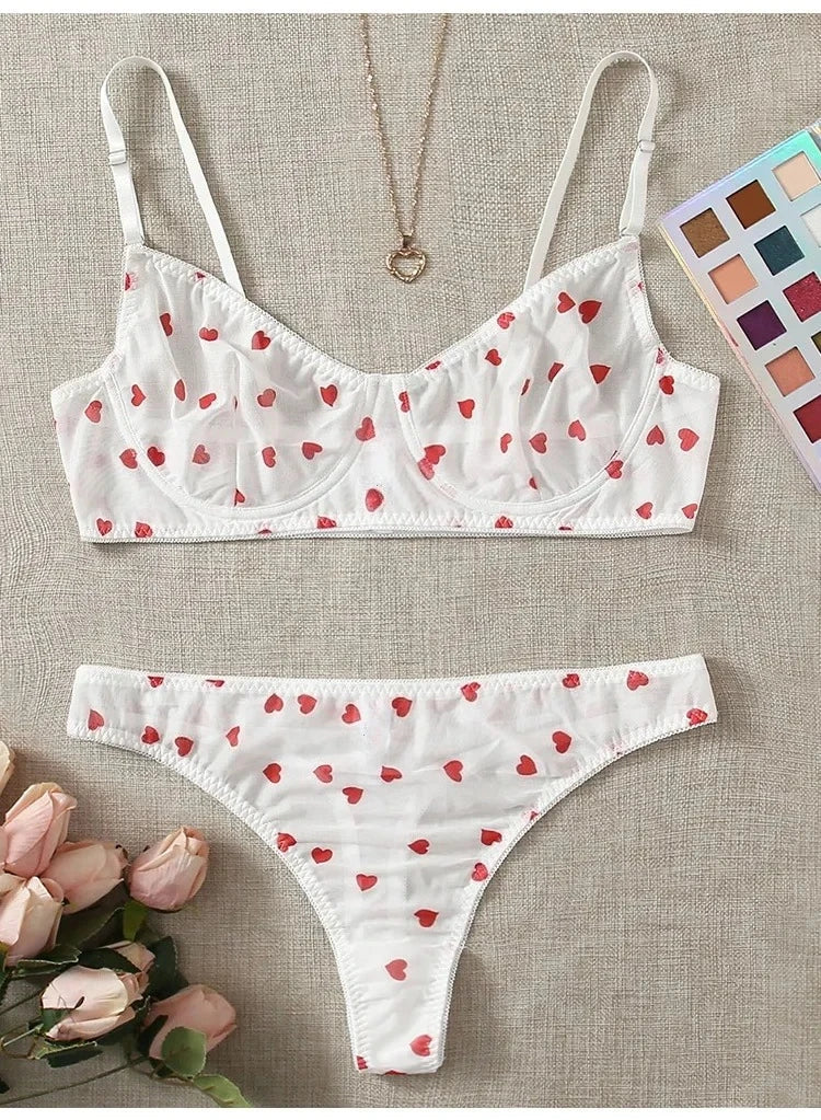 Female Lingerie Sexy Lingerie for Women Body Shorts Push-up Bra Fancy Woman Underwear Transparent Intimate Lingerie Set luvshop24