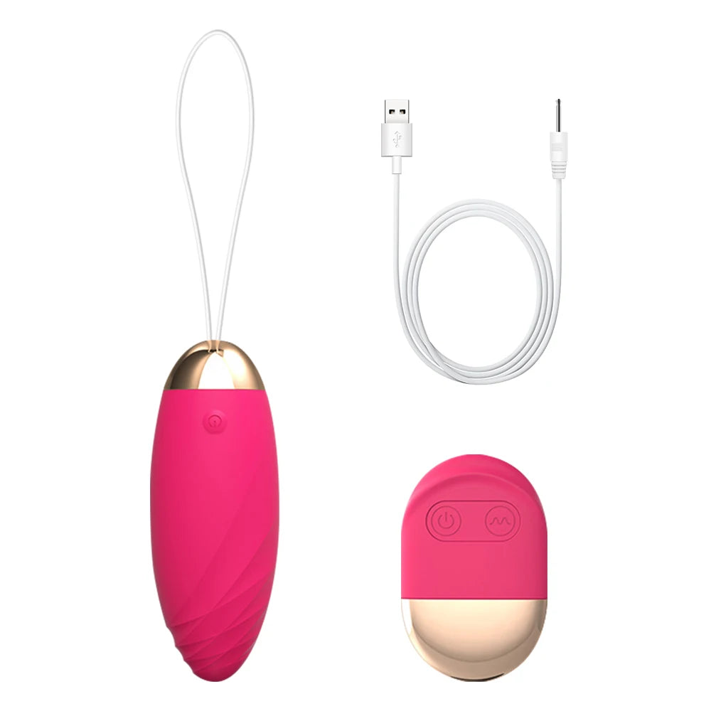 Remote Control Body Massager Wireless Jump Egg Vibrator Egg Clitoris Stimulator 10 Modes Vibrator Mini Bullet Vibrator For Women luvshop24